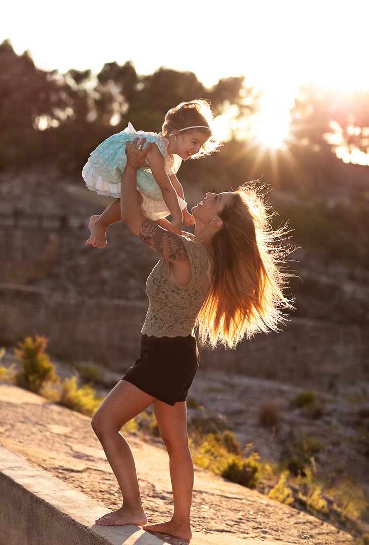 fotografías de madre e hija Almansa